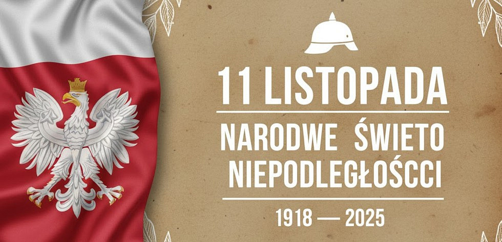 Grafika promująca wydarzenia z okazji 11 listopada