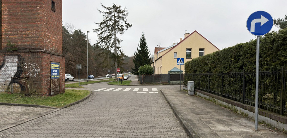 Wprowadzono zmiany na dojeździe do ronda na Głębokim