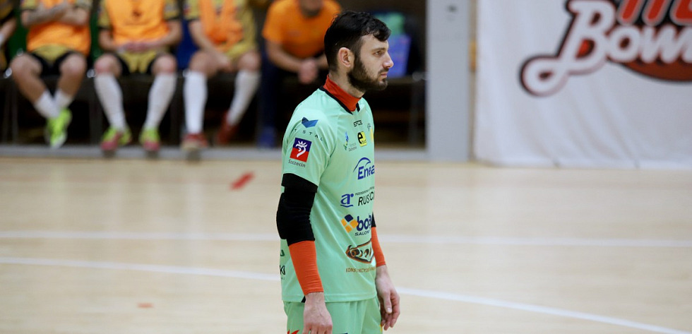 Wołodymyr Zghara popisał się kilkoma efektownymi interwencjami w meczu z LZS Dragon Bojano