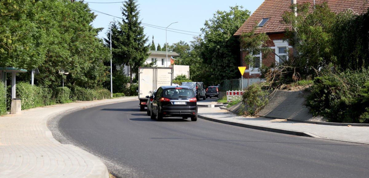 Remont ulicy Cisowej i Nadbrzeżnej w Policach
