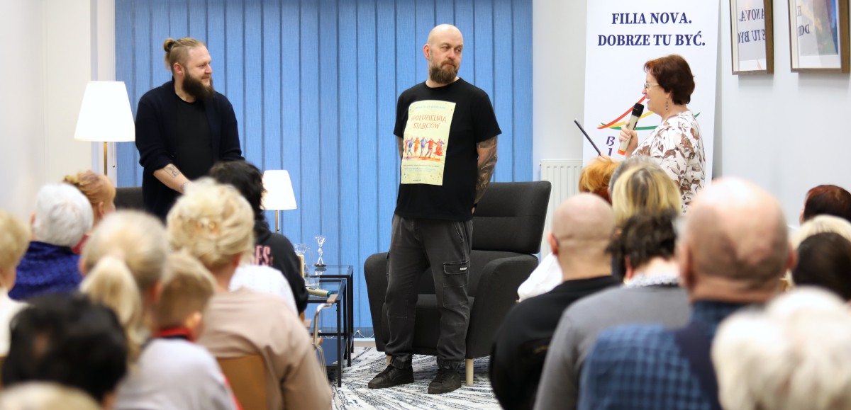 Przemysław Budziński był gościem Filii Novej