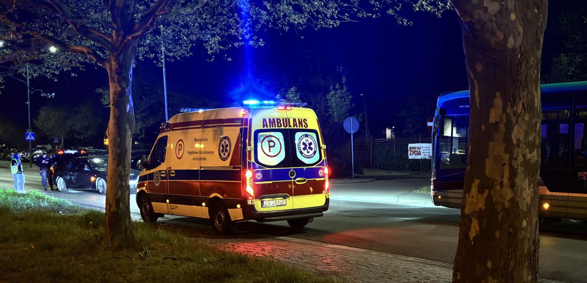 Do zdarzenia doszły przy ul. Wyszyńskiego w Policach
