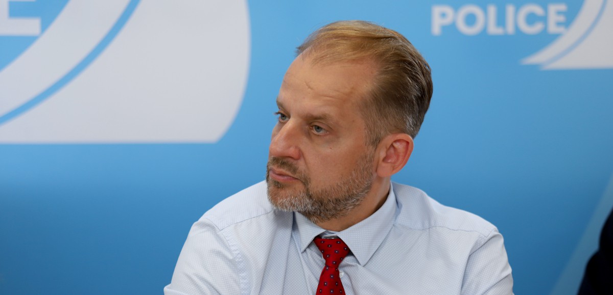 Burmistrz Polic Krystian Kowalewski